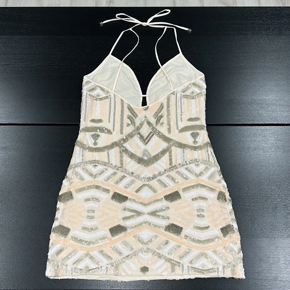 Free People Saylor Harper Sequin Shift Dress - S - Picture 3 of 13